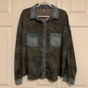 Free People Button Down